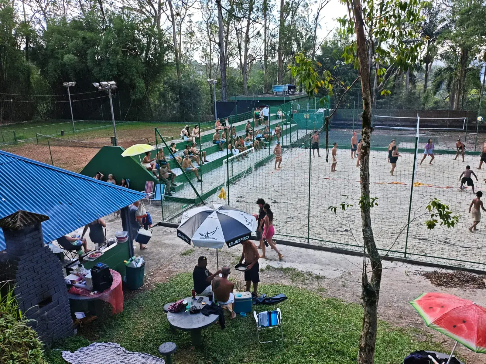 Área esportiva do Clube