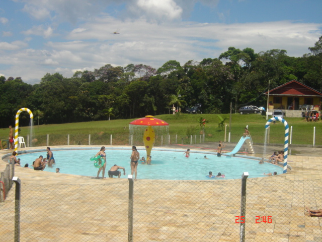 Vista geral das piscinas
